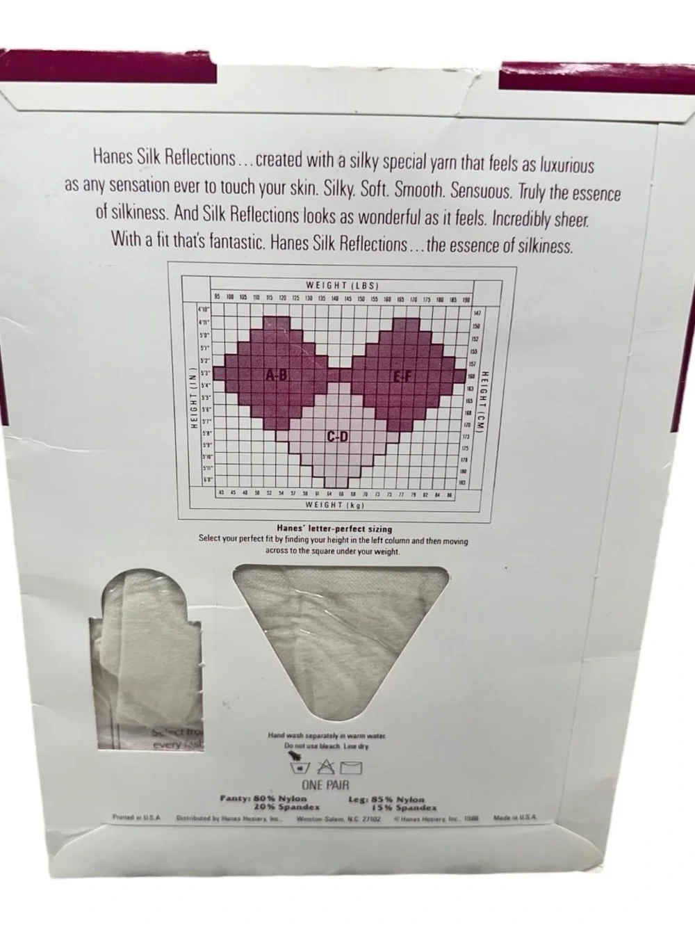Hanes 1988 silk